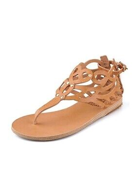 Ancient Greek Sandals Medea Leather Thong Sandals Size 9